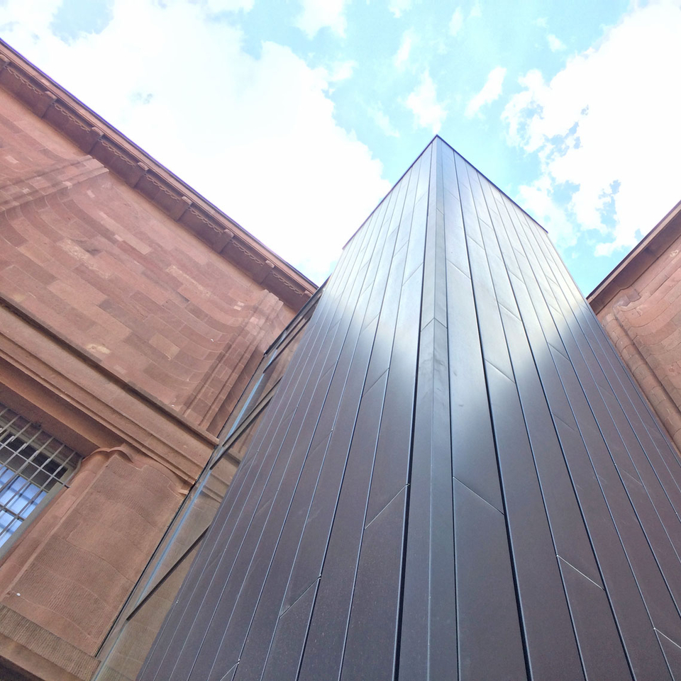 Abbildung: Kunsthalle Billing-Bau in Mannheim – Baumaßnahmen für Brandschutz und Barrierefreiheit Abbildung: Kunsthalle Billing-Bau in Mannheim – Baumaßnahmen für Brandschutz und Barrierefreiheit